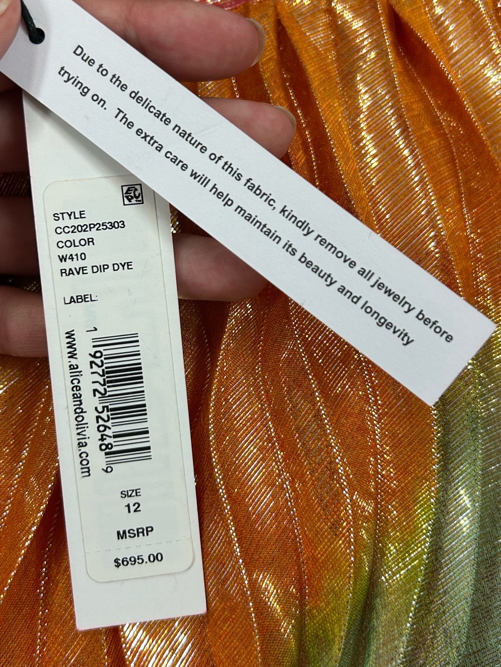 Gorgeous Alice + Olivia Katz Pleaded Maximum Skirt NWT - Picture 7 of 8